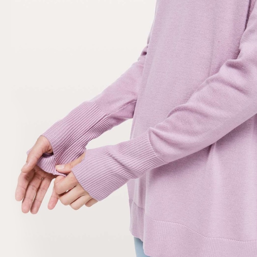 lululemon athletica Pink Crew Neck Sweater - Picture 5 of 8